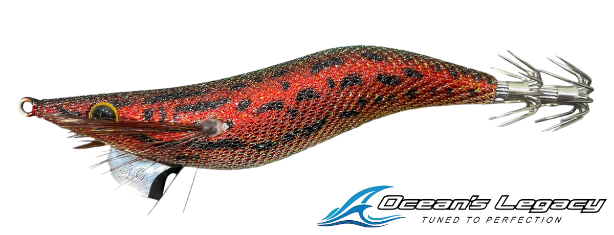 OCEANS LEGACY EGI SEEKER CLOTH SQUID JIGS (SIZES #2.5, 3.0, 3.5 & 3.5D)