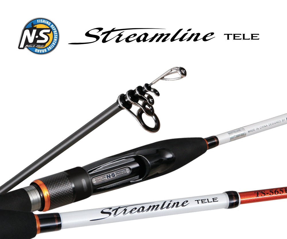 NS BLACK HOLE STREAMLINE TELE (TELESCOPIC SPIN RODS)