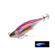 LITTLE JACK HUGGOS (SQUID JIG) 90MM - COLOUR: 04 PINK AJI/UV