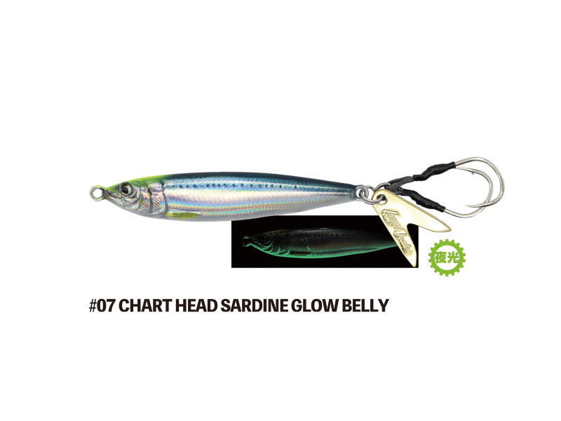 LITTLE JACK METAL ADICT ZERO - 30G (COLOUR: #07 CHART HEAD SARDINE)