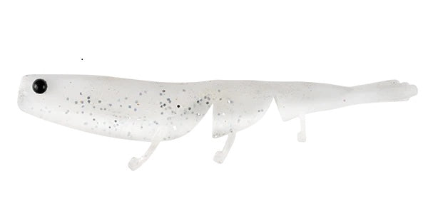 DAIWA BAIT JUNKIE PRAWN 3 INCH - COLOUR: 08 WHITEBAIT