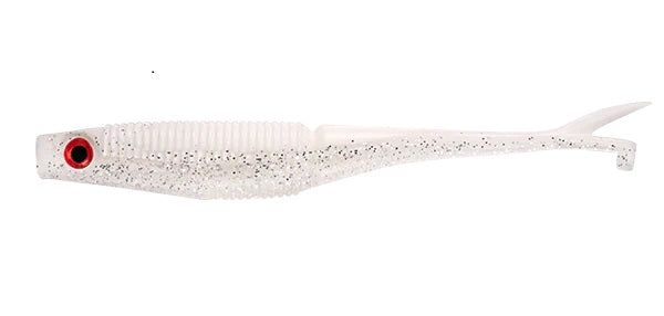 DAIWA BAIT JUNKIE FLICK 3.95 INCH - COLOUR: 8 WHITE BAIT