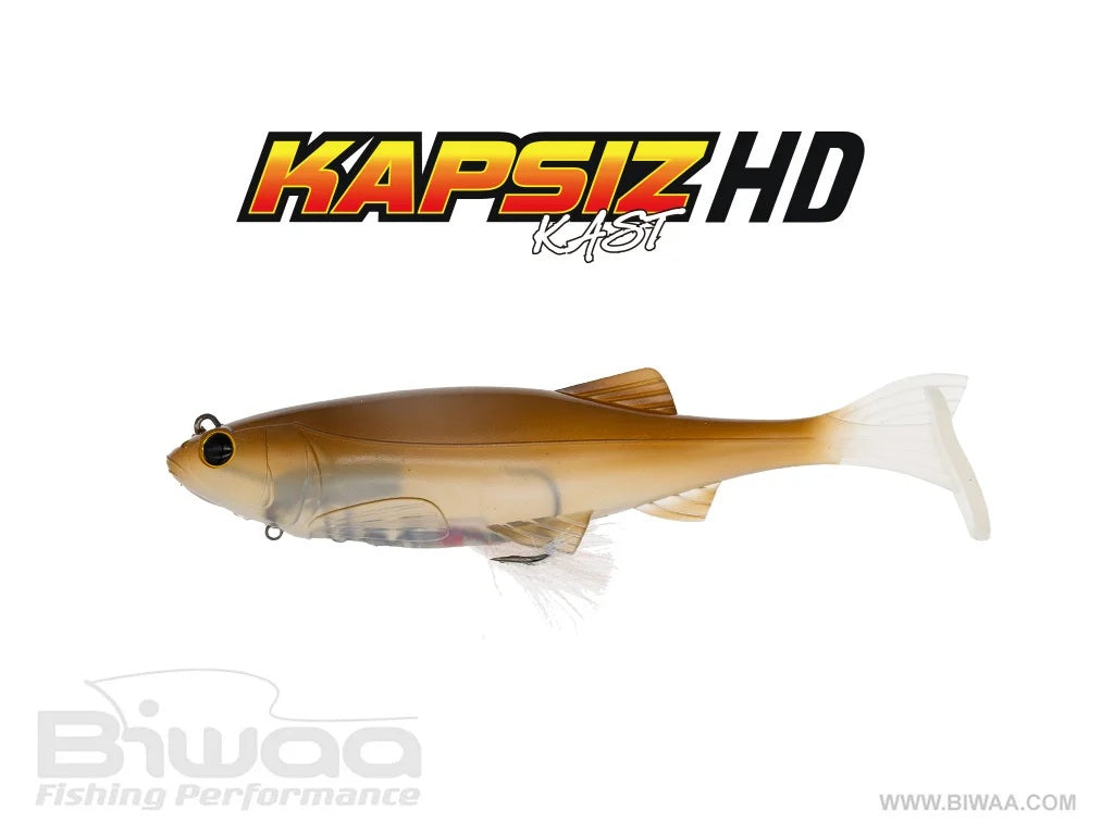 BIWAA KAPSIZ KAST HD 9 (RIGGED SOFT-PLASTIC SWIMBAIT) COLOUR #106 WAKASAGI