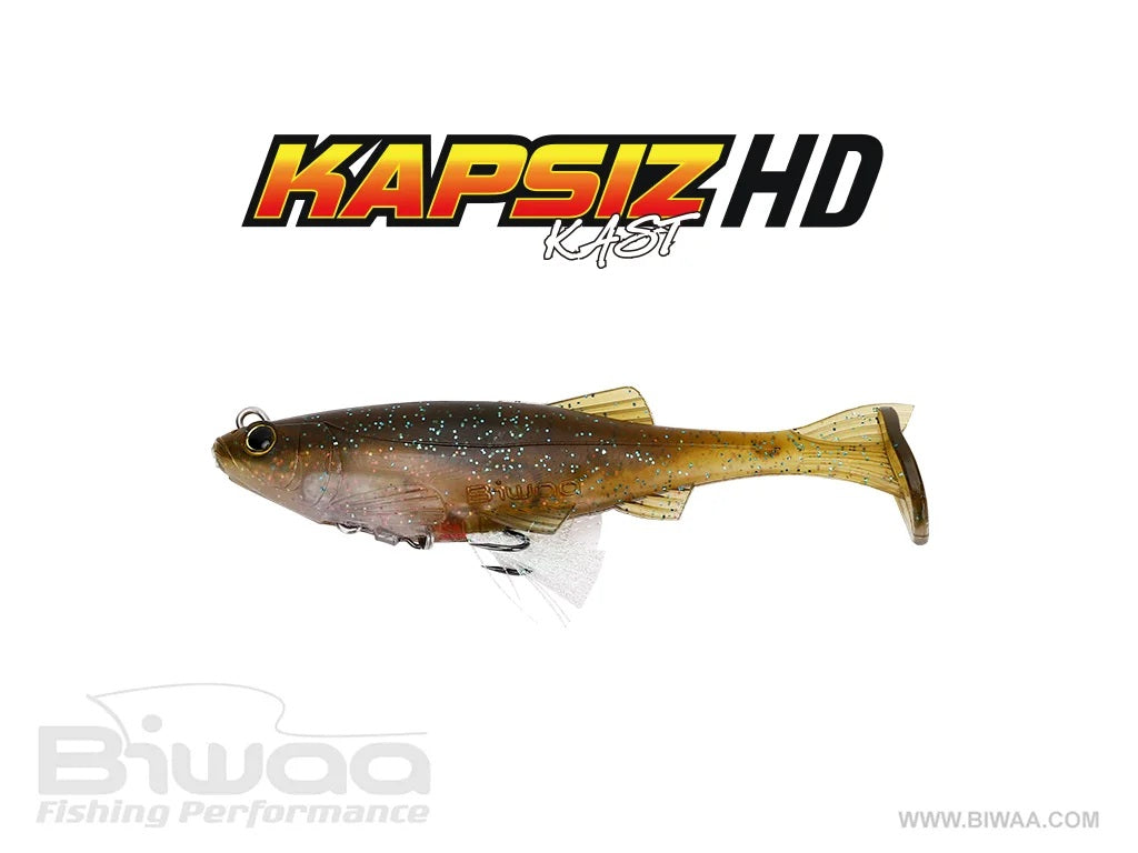 BIWAA KAPSIZ KAST HD 6 (RIGGED SOFT-PLASTIC SWIMBAIT) COLOUR #310 KALEIDO STAR