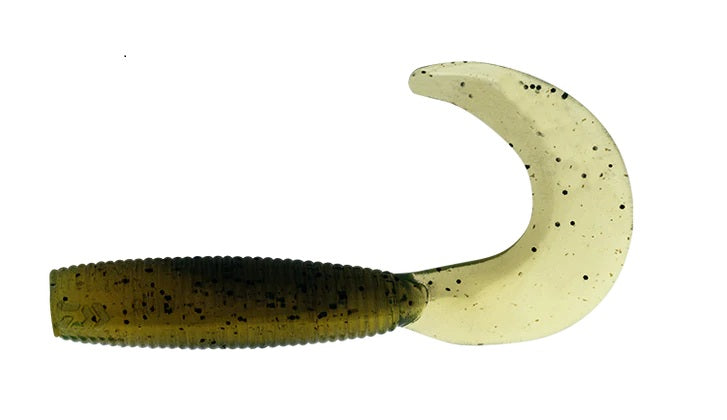 DAIWA BAIT JUNKIE GRUB 2.5 INCH - COLOUR: 53 OLIVE OIL UV