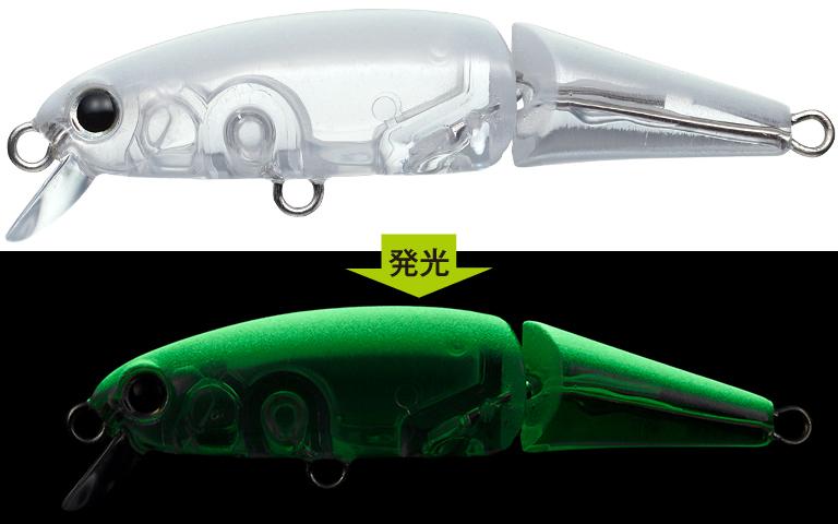 EVER GREEN WIGGLA 40 (COLOUR: #832 GLOWBACK CLEAR)