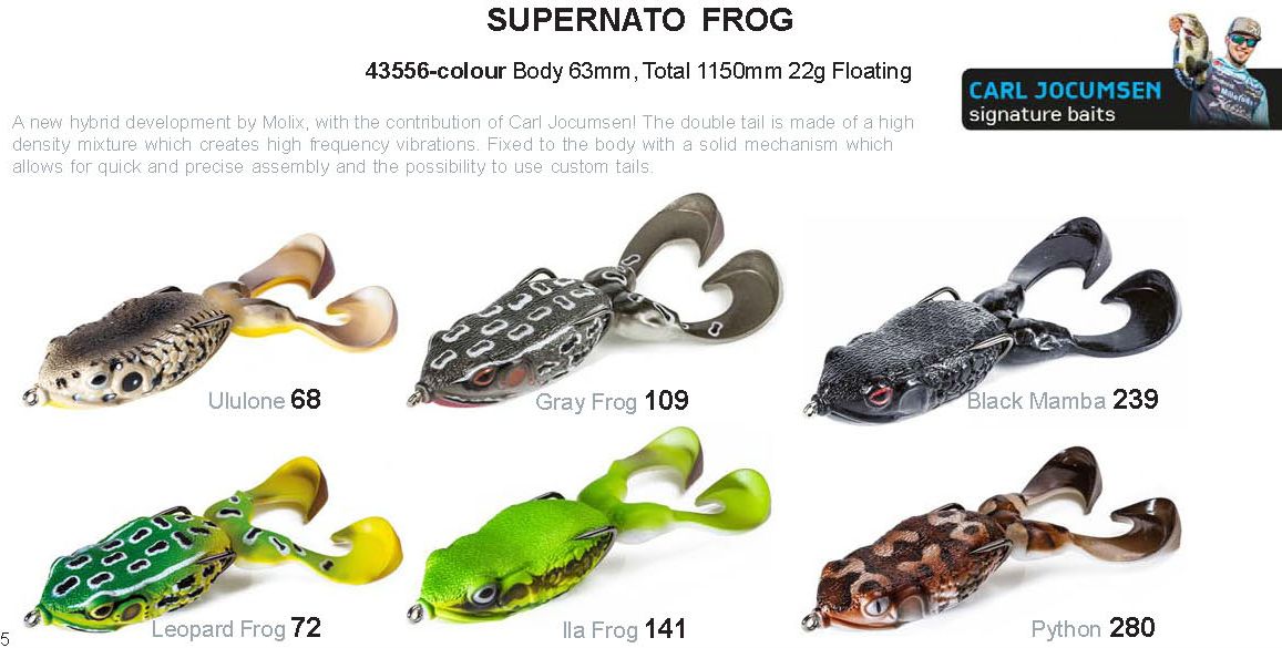 MOLIX SUPERNATO FROG R - COLOUR: #280 PYTHON