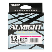 SUNLINE ALMIGHT 'SINKING' BRAID PE1.5 (22.5LB) 150M - PINK