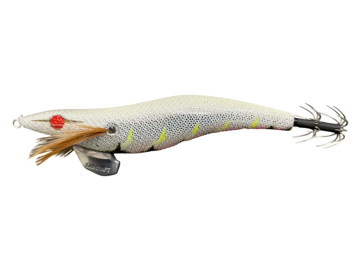 GAN CRAFT EGI JYA 3.5 COLOUR #AUS-19 WHITE FLUFFIE UV