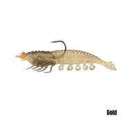 BERKLEY POWERBAIT CULLSHRIMP 3.5 INCH - COLOUR: GOLD