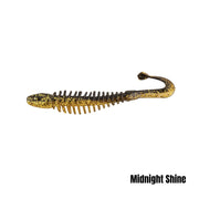 BERKLEY POWERBAIT CURLY BONES 4 INCH - COLOUR: MIDNIGHT SHINE