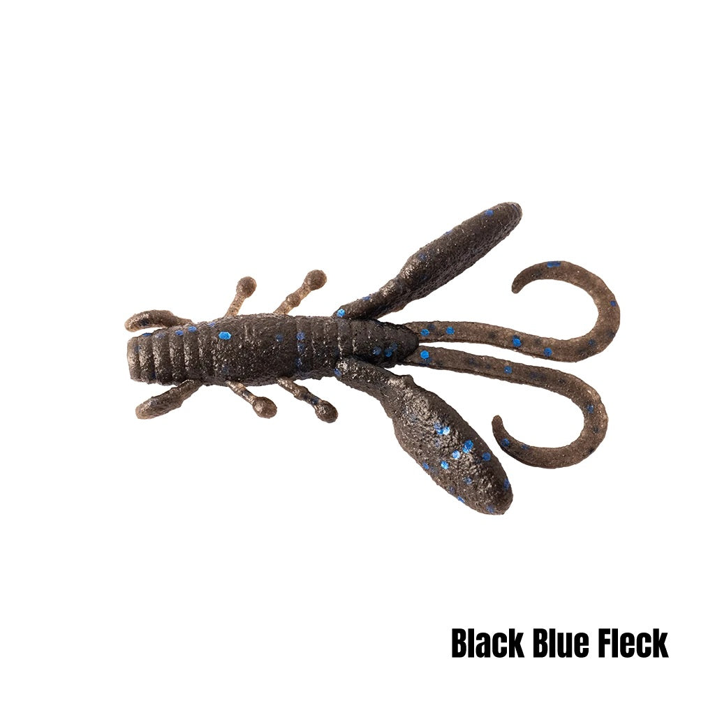BERKLEY POWERBAIT MAXSCENT CRITTER HAWG 2.6 INCH - COLOUR: BLACK BLUE FLECK