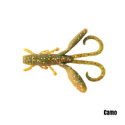 BERKLEY POWERBAIT MAXSCENT CRITTER HAWG 2.6 INCH - COLOUR: CAMO