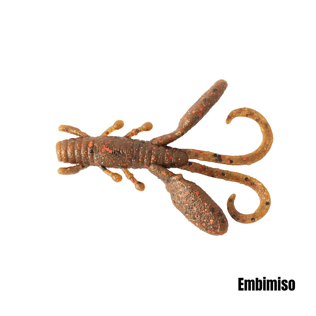 BERKLEY POWERBAIT MAXSCENT CRITTER HAWG 2.6 INCH - COLOUR: EBIMISO