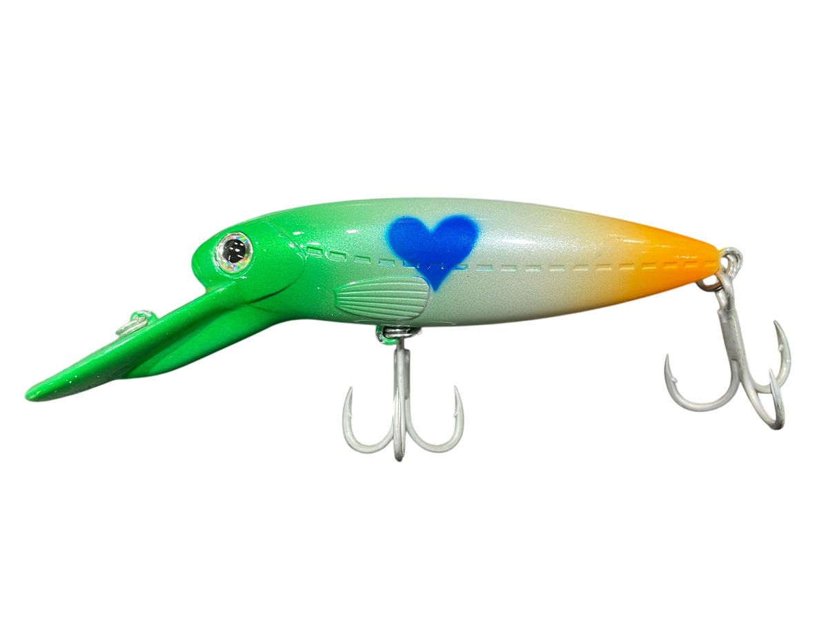 MASTER BAIT MB SQUIRTS FLOATING 105MM 12.5G COLOUR BLUE HEART
