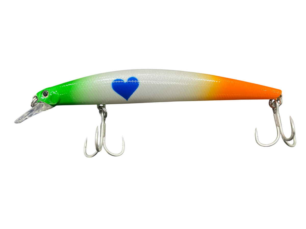 MASTER BAIT MB DAZZLERS FLOATING 115MM 10G COLOUR BLUE HEART