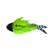 FEATHER STRIKE JIG FLY 3/4OZ (WITH REAR TREBLE HOOK) - COLOUR: BUDGIE