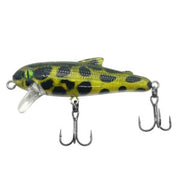 BULLET MINNOW 5CM RATTLE SINKING SILENT COLOUR LEOPARD TREE FROG