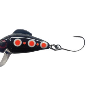 BULLET MINNOW 3CM PAINT SIL BLACK WIDOW