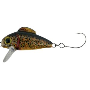 BULLET MINNOW 3CM NAT SILE BROWN TROUT