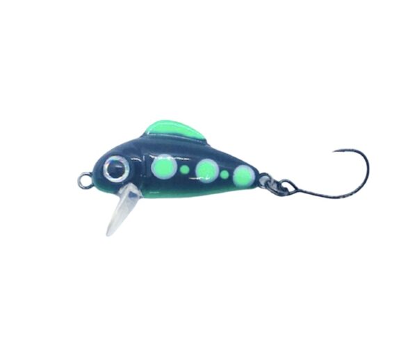 BULLET MINNOW 3CM NAT SIL GREEN WIDOW