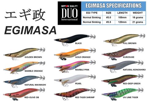DUO EGIMASA (SQUID JIG) #3.5 - COLOUR: PEARL