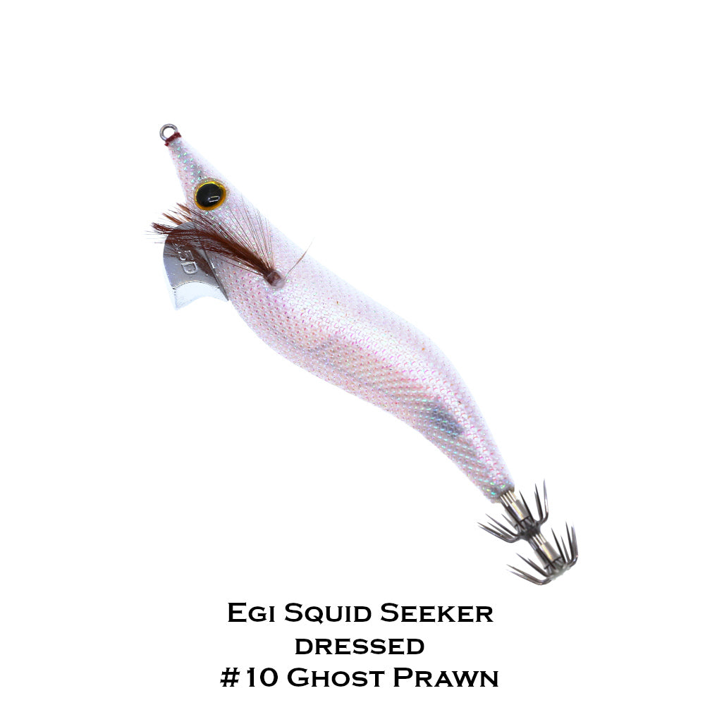 OCEANS LEGACY EGI SEEKER DRESSED 3.5 COLOUR 10 GHOST PRAWN
