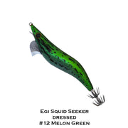 OCEANS LEGACY EGI SEEKER DRESSED 3.5 COLOUR 12 MELON GREEN