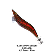 OCEANS LEGACY EGI SEEKER DRESSED 3.0 COLOUR 3 RUSTY RED
