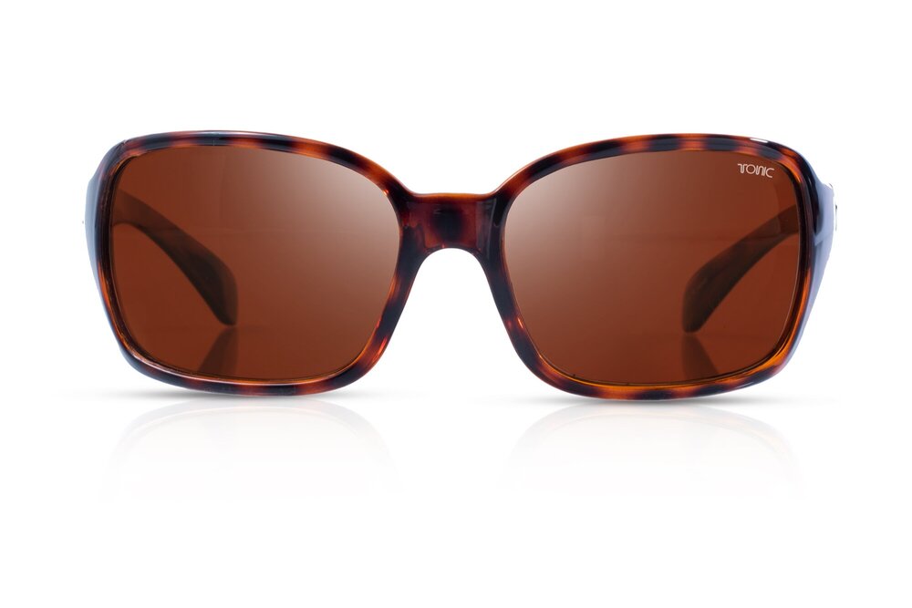 TONIC COVE POLARISED SUNGLASSES - GLASS COPPER PHOTOCHROMIC LENSE (GLOSS TORTOISE SHELL FRAME)