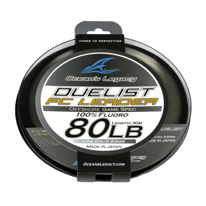 OCEAN LEGACY DUELIST FLUOROCARBON LEADER X (80LB) 30M