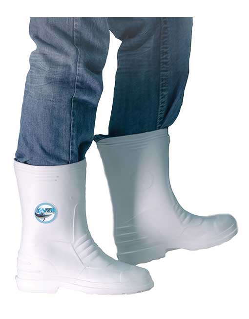 AFN DECK BOOTS WHITE SZ 12