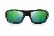 TONIC EVO POLARISED SUNGLASSES - GLASS GREEN MIRROR HD COPPER BASE LENSE (MATTE BLACK FRAME)