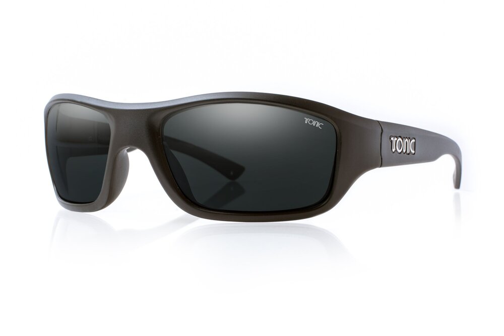 TONIC EVO POLARISED SUNGLASSES - GLASS GREY PHOTOCHROMIC LENSE (MATTE BLACK FRAME)