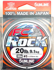 SUNLINE FC ROCK FLUROCARBON LEADER #7.0 (30LB) 70M