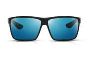 TONIC MAXIMUS POLARISED SUNGLASSES - GLASS BLUE MIRROR HD COPPER BASE LENSE (RECYCLED BLACK FRAME)