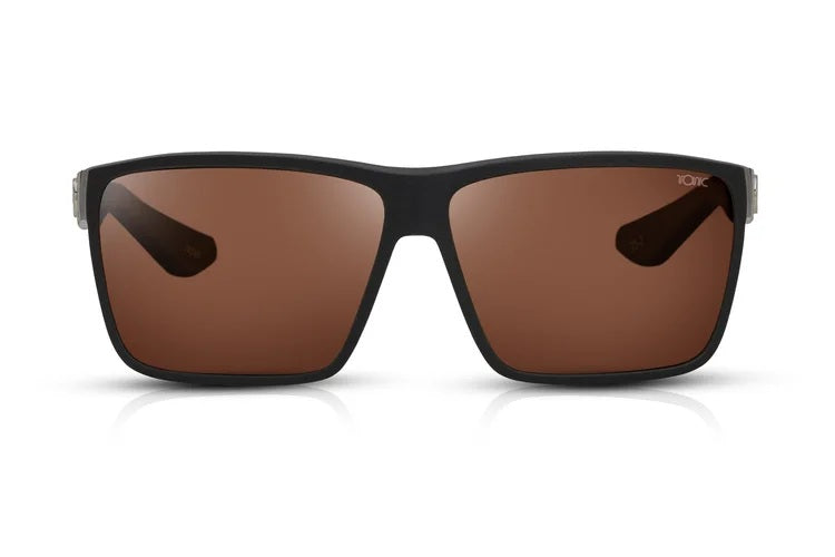 TONIC MAXIMUS POLARISED SUNGLASSES - GLASS COPPER PHOTOCHROMIC LENSE (RECYCLED BLACK FRAME)