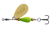 DAIWA SILVERCREEK SPINNER 6.0GR COLOUR GOLD CHARTREUSE
