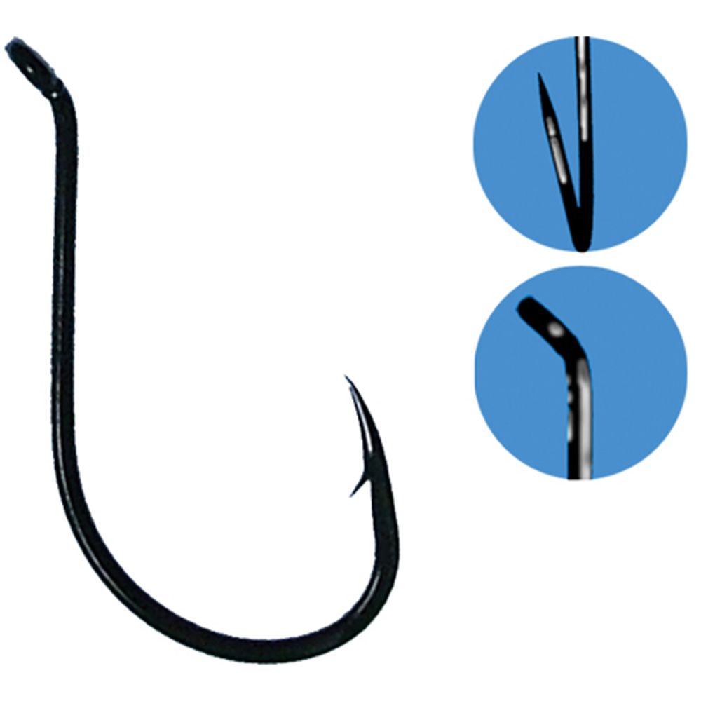 Gamakatsu Octopus Pp Sz1 Black Hooks