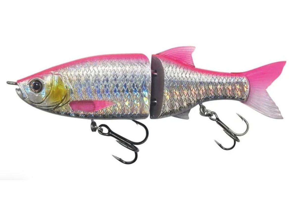 MOLIX GLIDE BAIT 90 (SLOW SINKING JOINTED SWIMBAIT) COLOUR #631 PINK HOLOGRAGHIC