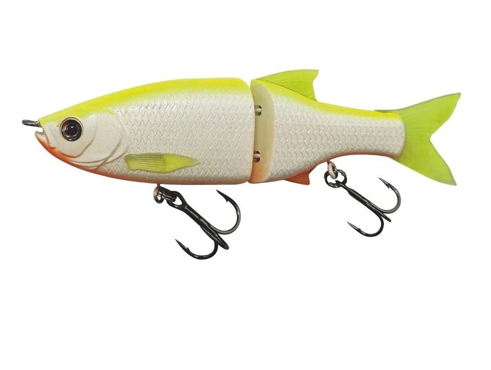 MOLIX GLIDE BAIT 90 (SLOW SINKING JOINTED SWIMBAIT) COLOUR #SW20 FLYING CHARTREUSE