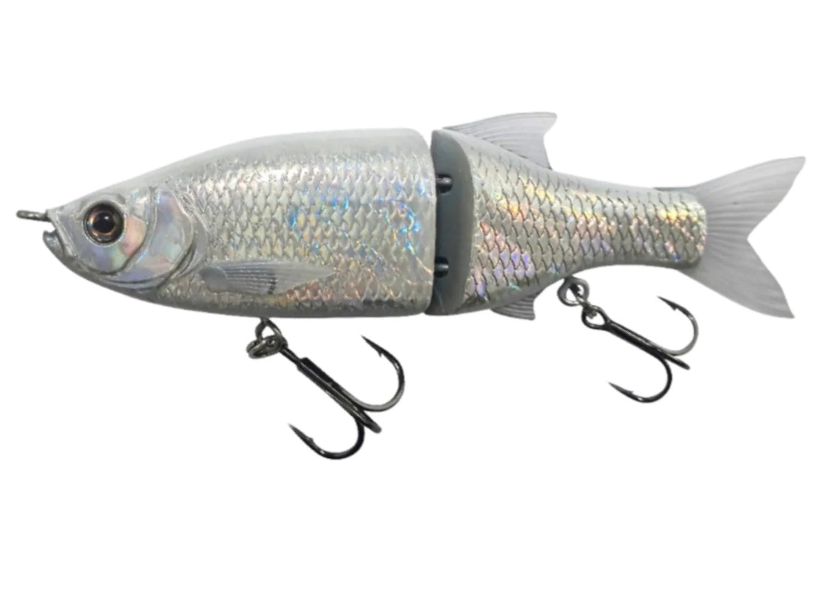 MOLIX GLIDE BAIT 90 (SLOW SINKING JOINTED SWIMBAIT) COLOUR #SW26 CRAZY WHITE