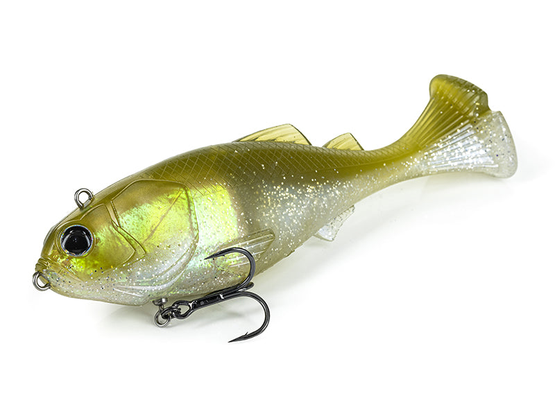 MOLIX HYBRID SWIMMER 165 (RIGGED SOFT-PLASTIC SWIMBAIT) COLOUR #502 OLIVE SHAD