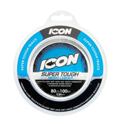ICON SUPER TOUGH TRACE MONOFILAMENT LEADER (80LB) 100M