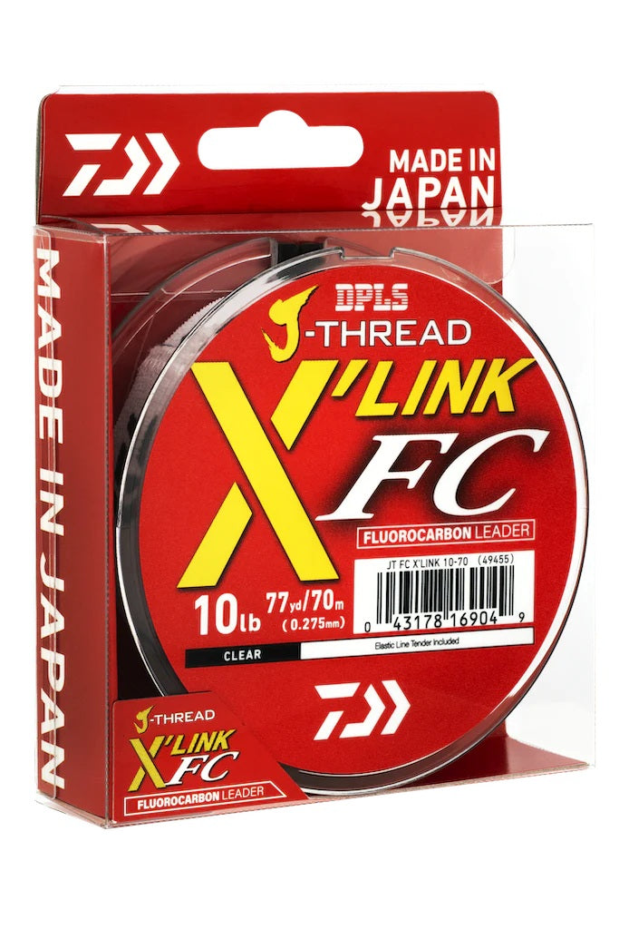 DAIWA J-THREAD X-LINK FC LEADER 20LB (50M)