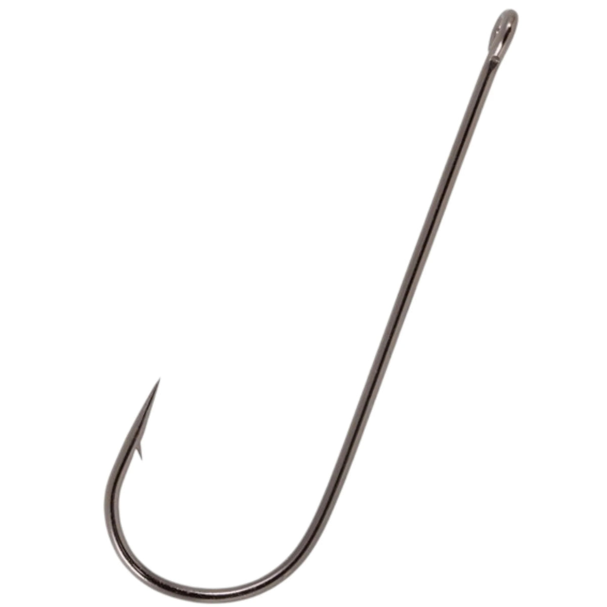 KONAN HOOK LONGSHANK BLACK NICKEL #6 (10 PIECE PREPACK)