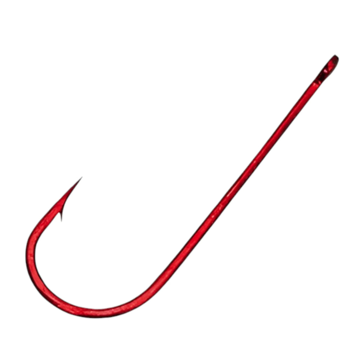 KONAN HOOK LONGSHANK RED #4 (25 PIECE VALUE PACK)