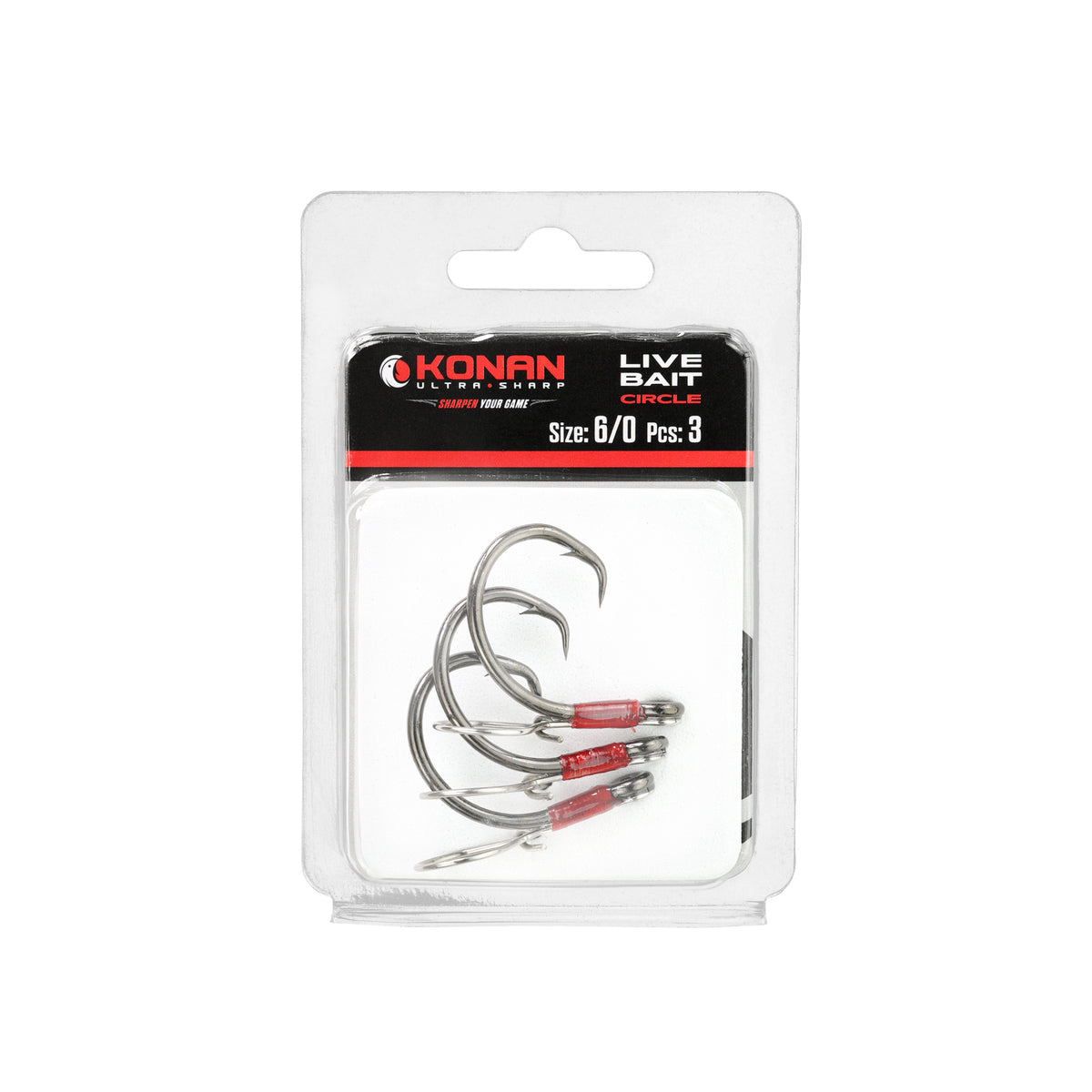 KONAN LIVE BAIT RIG (CIRCLE HOOK) #8/0