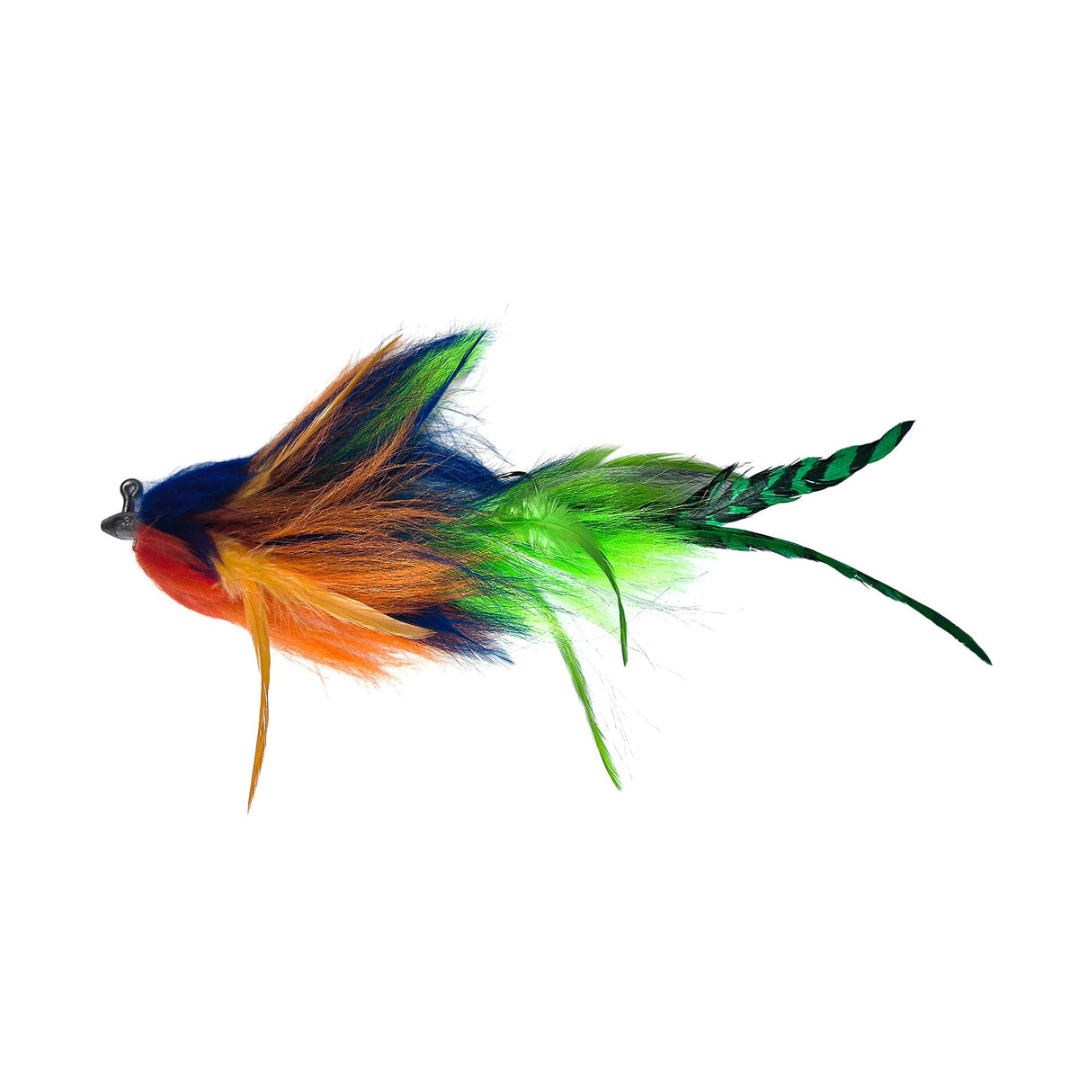 FEATHER STRIKE JIG FLY 3/4OZ (WITH REAR TREBLE HOOK) - COLOUR: LORIKEET