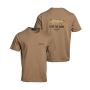 SHIMANO LTG BROWN TROUT T-SHIRT (COLOUR: SAND) - 4X LARGE